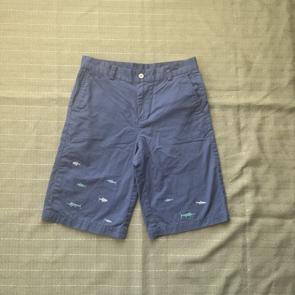 Vineyard Vines Blue Boys Shorts Size 16 Great Condition